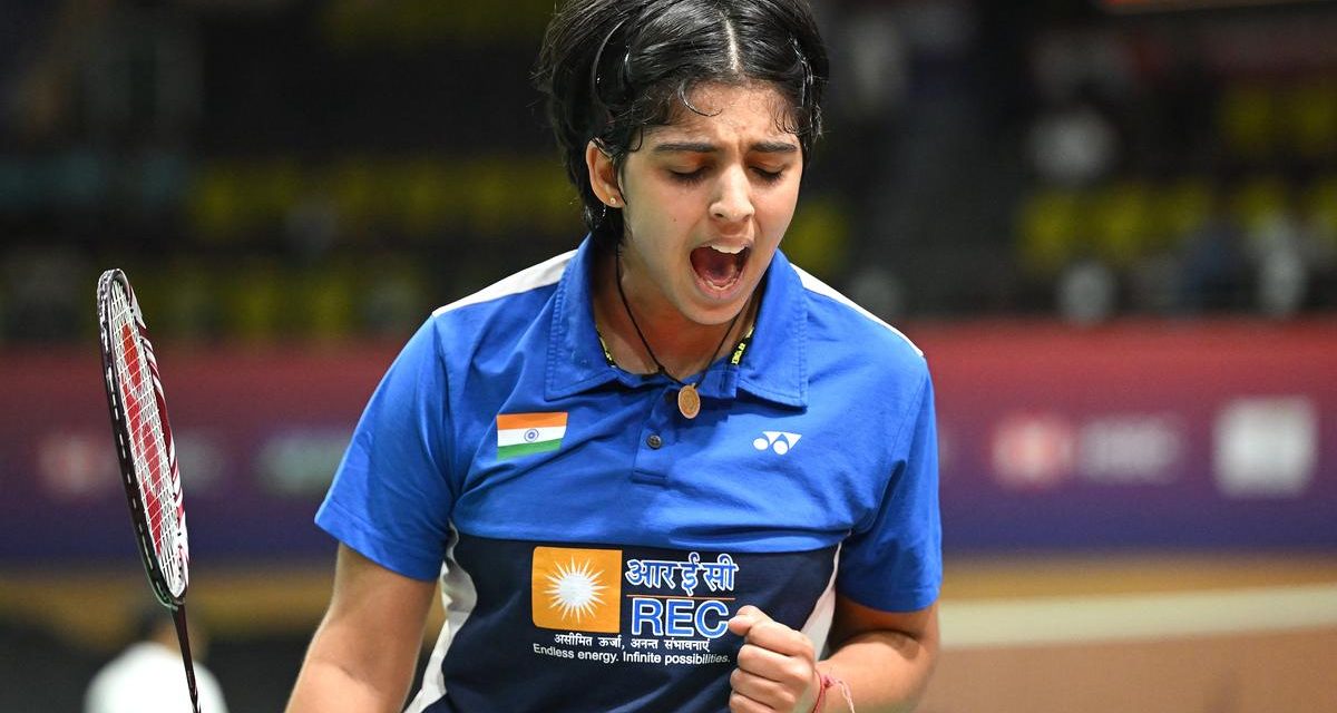 Tanvi Sharma Tantang Mantan Juara Dunia Nozomi Okuhara