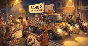 Viral Tradisi Sahur On The Road Berubah Konsep Jadi Aksi Sosial