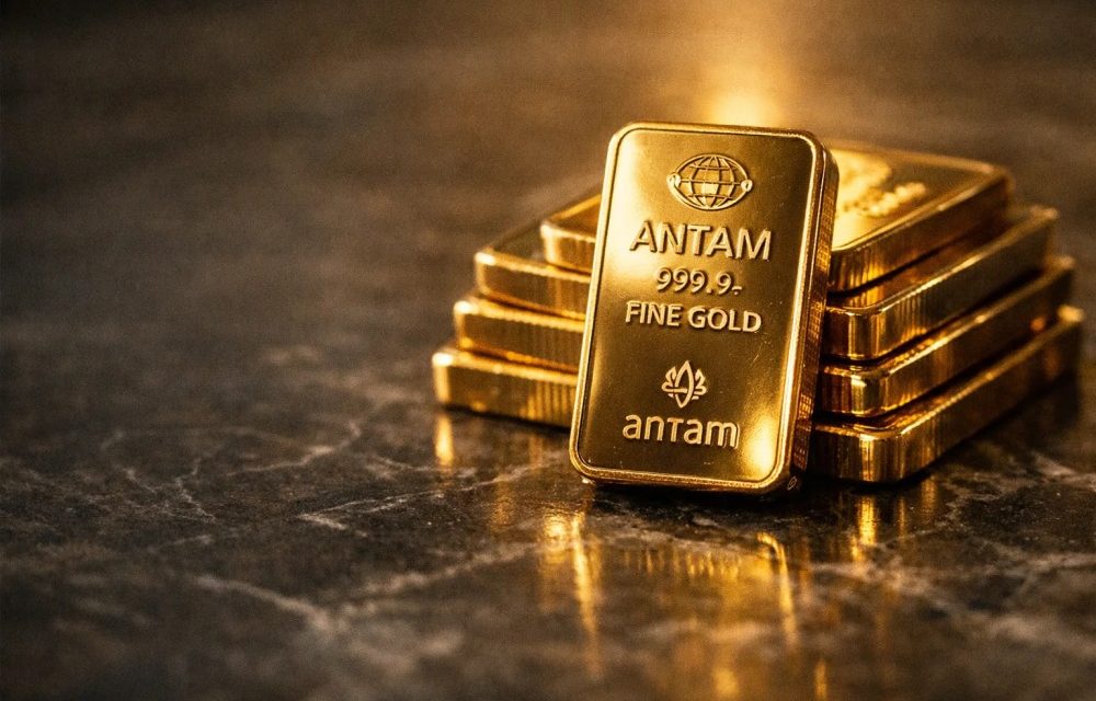 Harga Emas Antam Cetak Rekor Akibat Ketidakpastian Global
