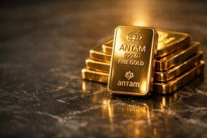 Harga Emas Antam Cetak Rekor Akibat Ketidakpastian Global