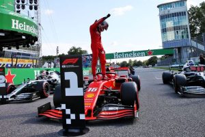 Charles Leclerc Segel Pole Position Dramatis Untuk Ferrari