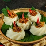 Kue Gandus Palembang Berbahan Tepung Beras Dan Aromatik Ebi