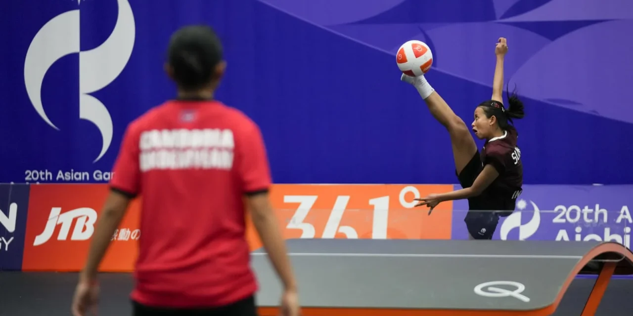 Sumaya Sabet Medali Perak Pertama Teqball Putri Bagi Indonesia