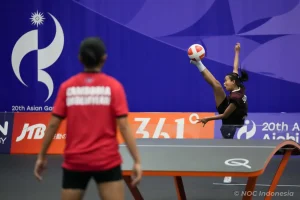 Sumaya Sabet Medali Perak Pertama Teqball Putri Bagi Indonesia