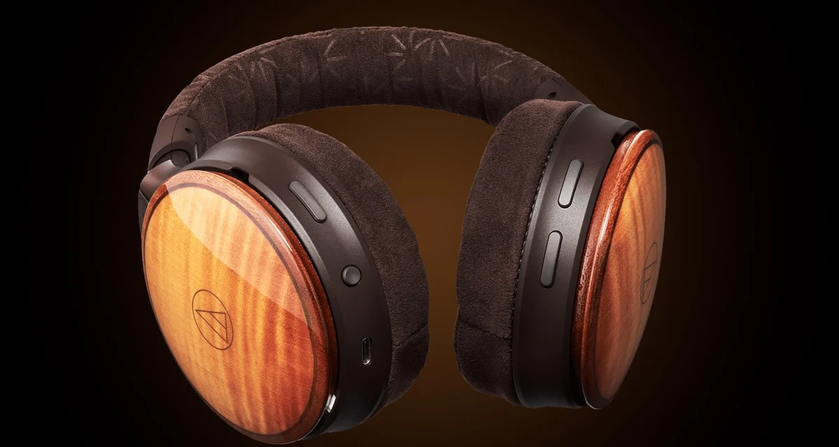 Headphone Nirkabel Audio-Technica ATH-WB2022 Berbodi Kayu