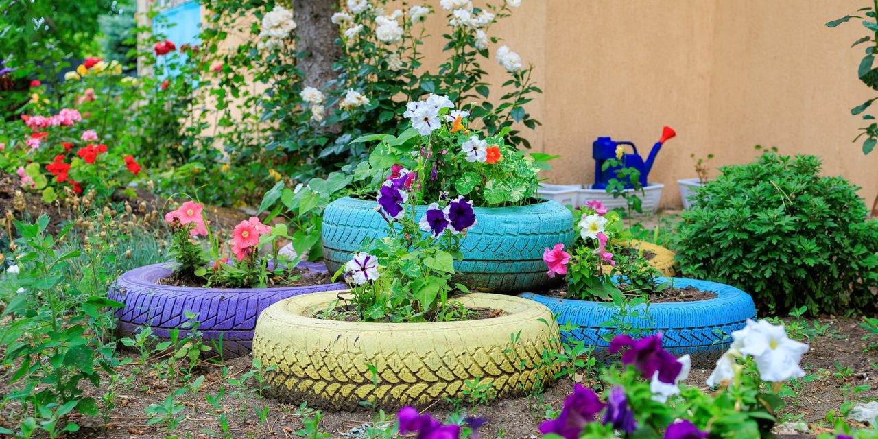 Tren Upcycling Ban Bekas Sulap Limbah Jadi Pot Dan Sofa Estetik
