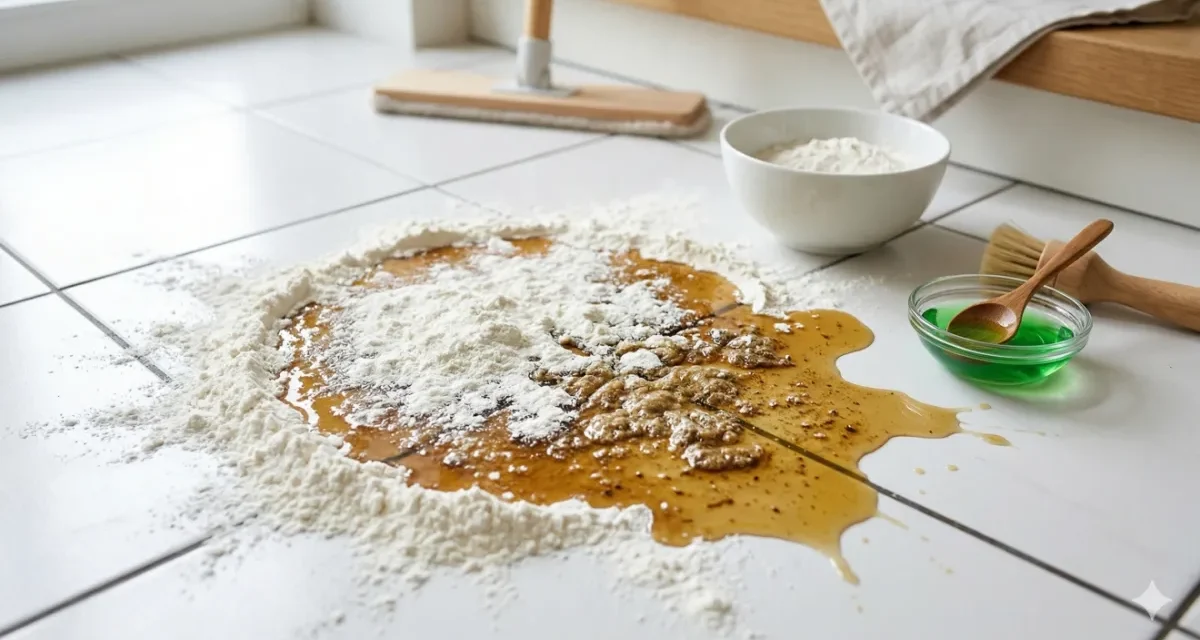 Lantai Dapur Bebas Minyak: Rahasia Tepung Terigu Wajib Di Coba!