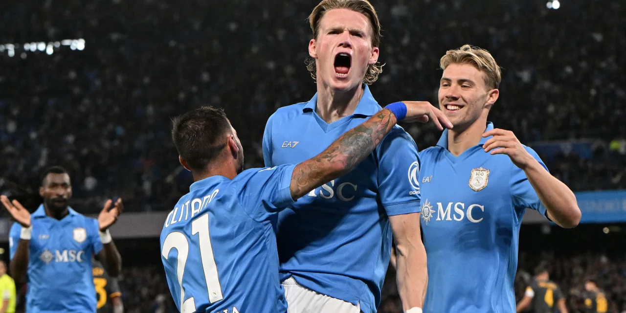Napoli Imbangi Roma 3-3, McTominay Dan Balerdi Cetak Brace