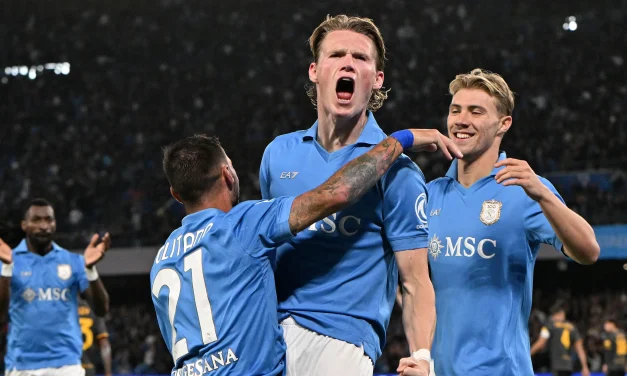 Napoli Imbangi Roma 3-3, McTominay Dan Balerdi Cetak Brace